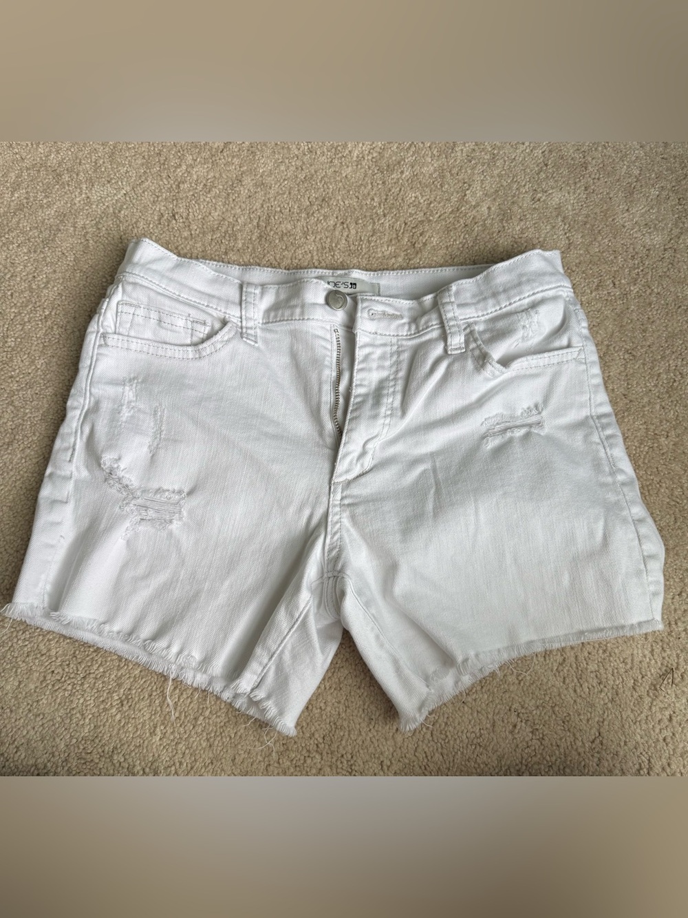 Joe's Jeans White Distressed women's Denim Shorts